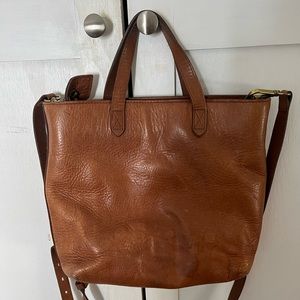 Madewell Zip Top Transport Cross Body Bag